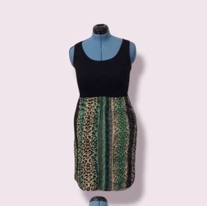 *CLEARANCE* Animal style knee length dress